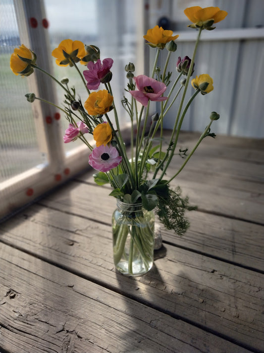 Mason Jar Arrangement